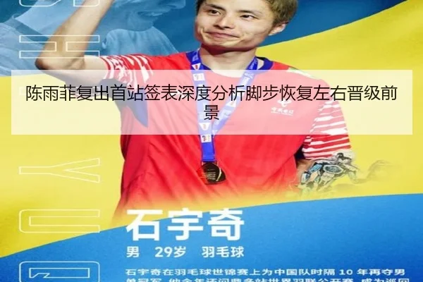 陈雨菲复出首站签表深度分析脚步恢复左右晋级前景